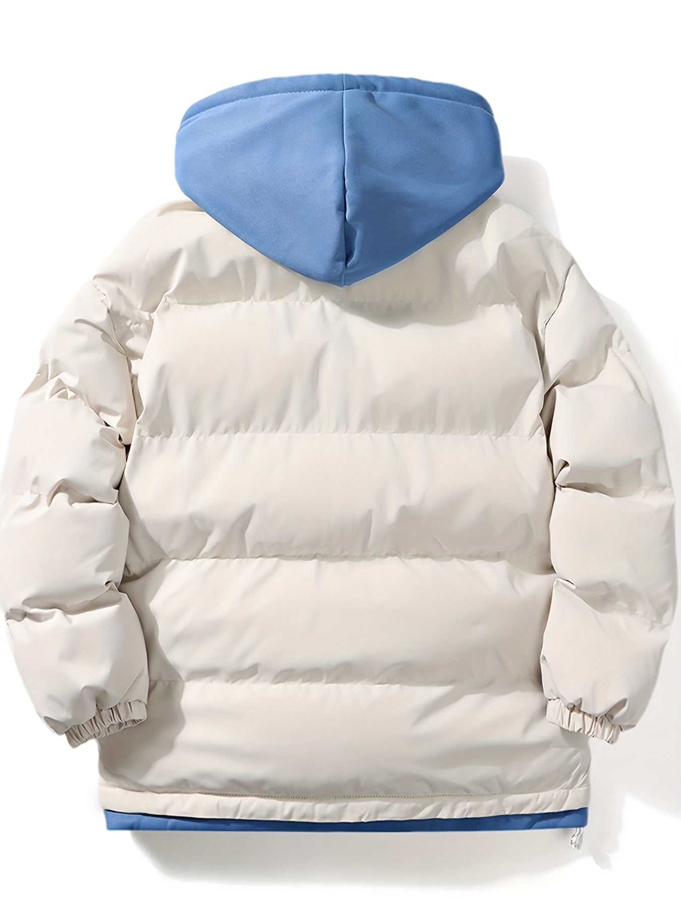 Men's Fashionable Hooded Winter Jacket - Insulated Warmth, Thick Padding, Versatile for Cold Weather