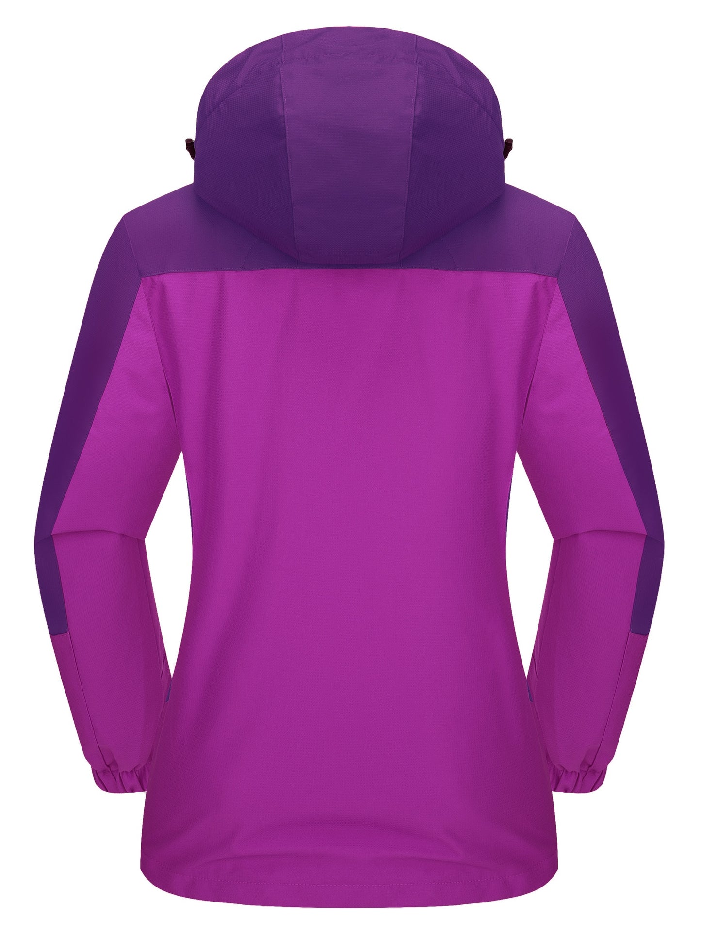 Women's 3-in-1 Winter Coats Snow Ski Jacket Water Resistant Fleece Lined Winter Jacket Parka Windproof Hiking Hooded Coat Multi-pocket Winter Camping Parka Wear Resistant Snowboarding Warm Fleece Jacket