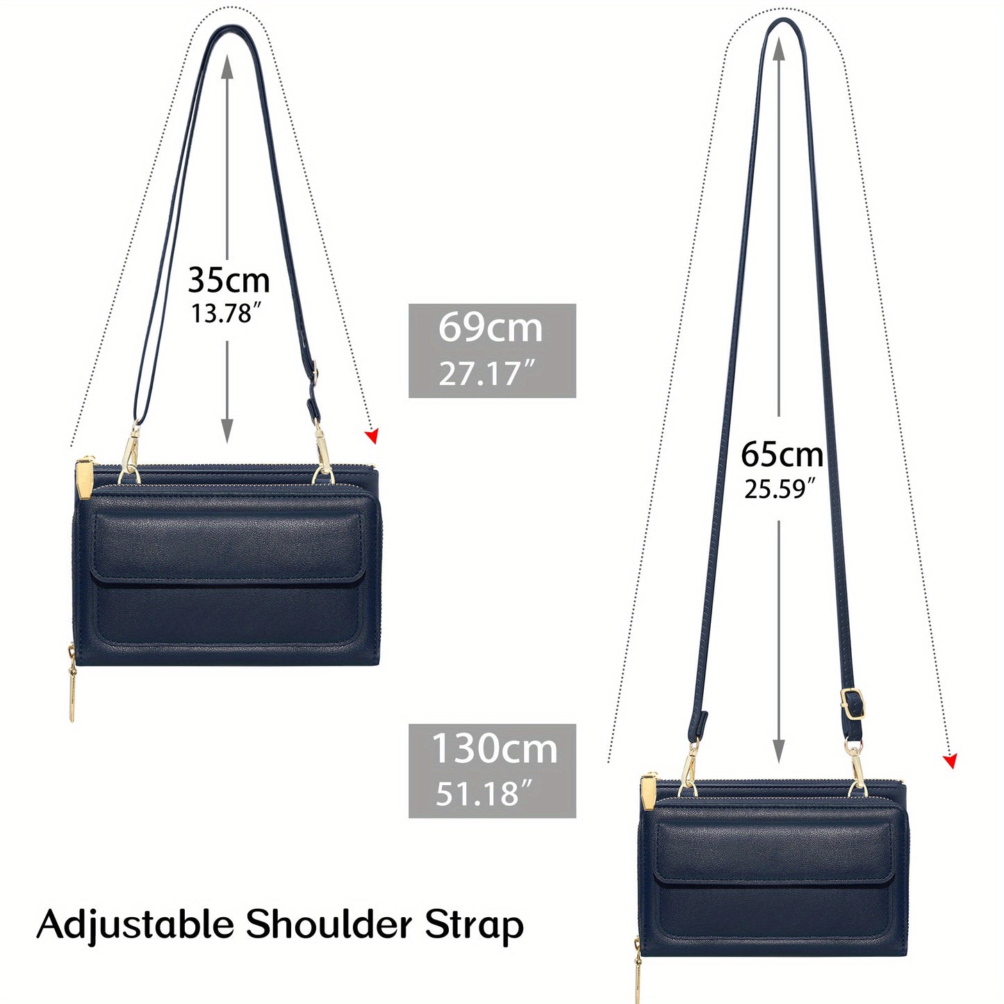 Small crossbody bag for women cell phone wallet purse mini shoulder handbags with card slots