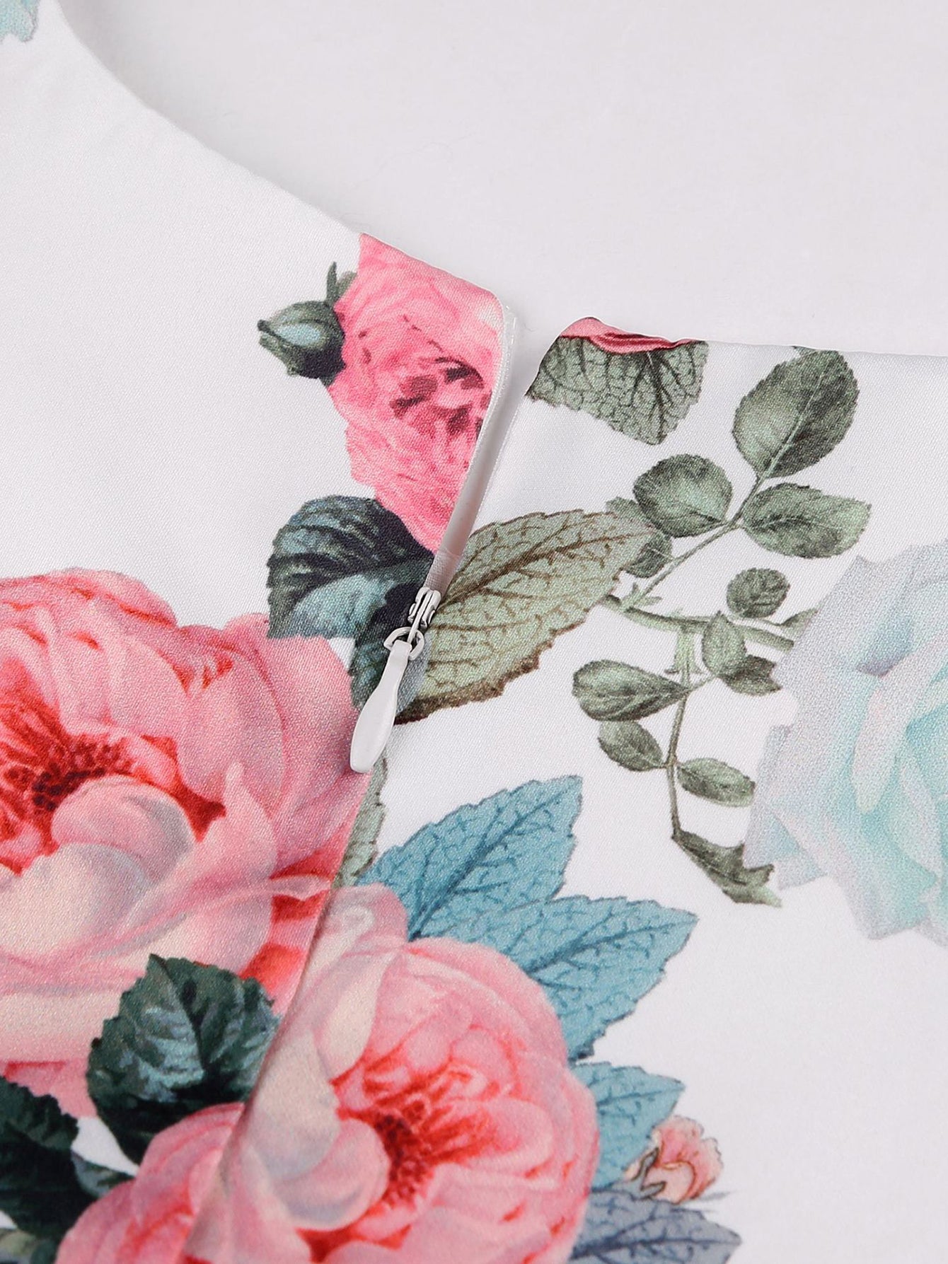 Children Eden Girls' Elegant Rose Floral Print A-Line Party Dress with Ruffled Short Sleeves & Ribbon Bow - Pink & Beige Floral Print, Slim-Fit Waist, Machine Washable, All-Season Wear for Weddings, Easter, Birthdays (Ages 3-