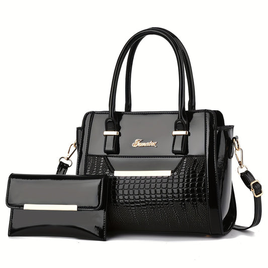 Women'S Large Capacity Handbag - Elegant Synthetic Purse with Zipper Closure, Spacious Tote for Work, Commute, Travel, Designer Bags for Women High Quality, Bags for Women Designer, Designer Handbags, Designer Bags for Women,
