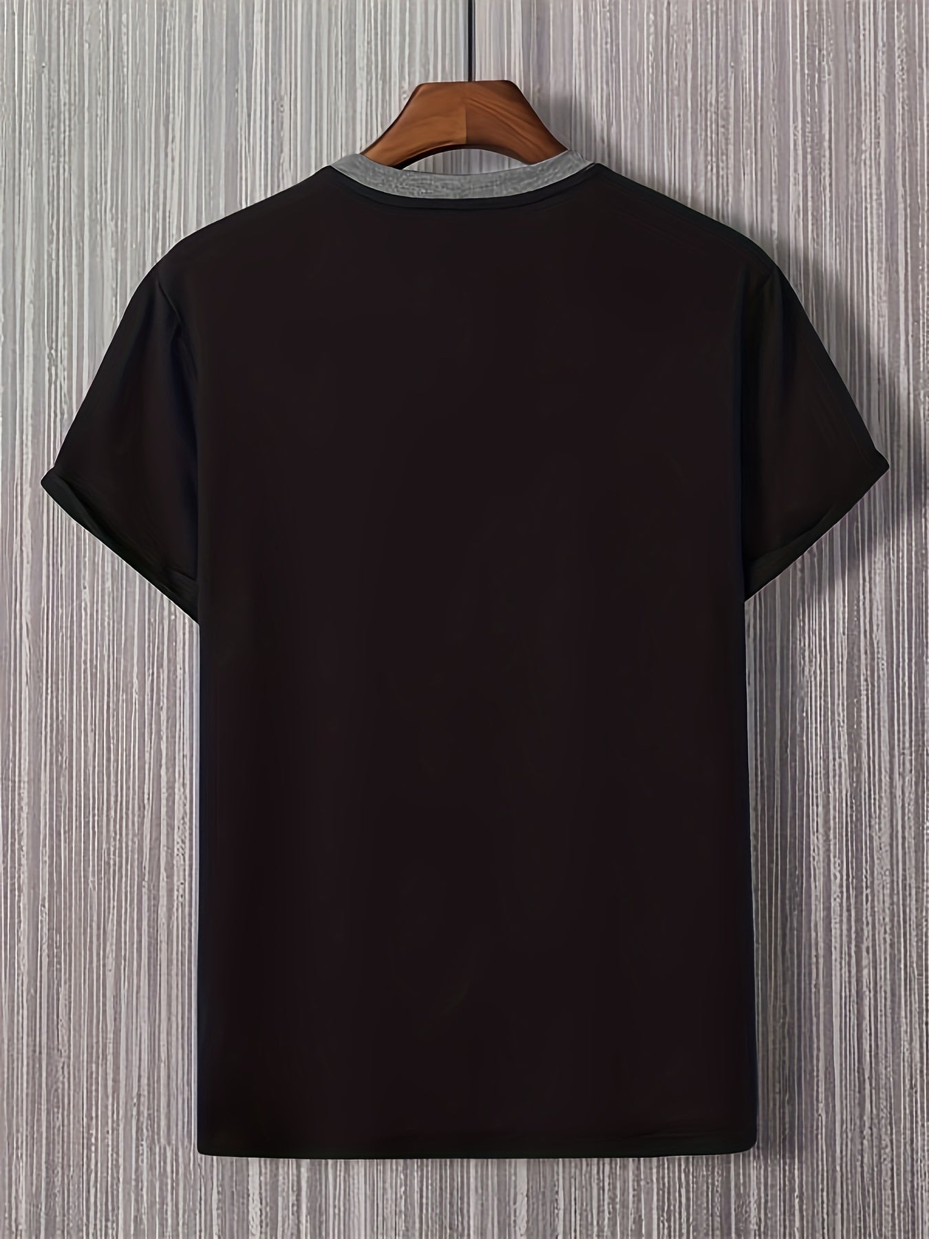 Roses Color Block Print Tee Shirt, Tee For Men, Casual Short Sleeve T-shirt For Summer Spring Fall, Tops As Gifts