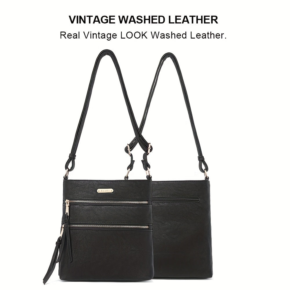 [Adjustable Strap Soft Crossbody Purses] Crossbody Purses for Women, Zipper Pocket Adjustable Strap, Soft Women's Shoulder Handbags