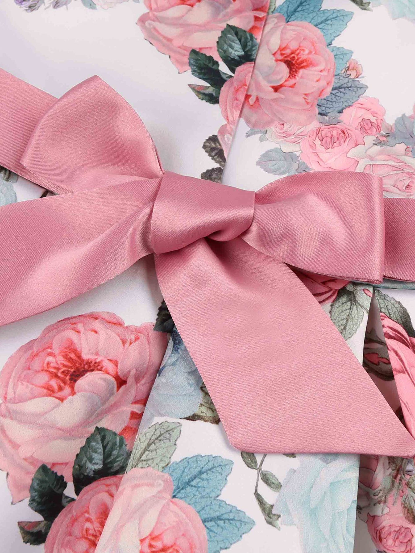 Children Eden Girls' Elegant Rose Floral Print A-Line Party Dress with Ruffled Short Sleeves & Ribbon Bow - Pink & Beige Floral Print, Slim-Fit Waist, Machine Washable, All-Season Wear for Weddings, Easter, Birthdays (Ages 3-