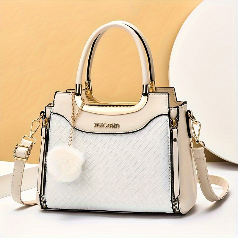 Vibrant Ladies' Crossbody Handbags - Stylish Top Handle Satchel, Shoulder Bags, Small Totes with Adjustable Straps, Multiple Compartments, and Magnetic Closures - Perfect for Daily Use, Work, School, and Travel