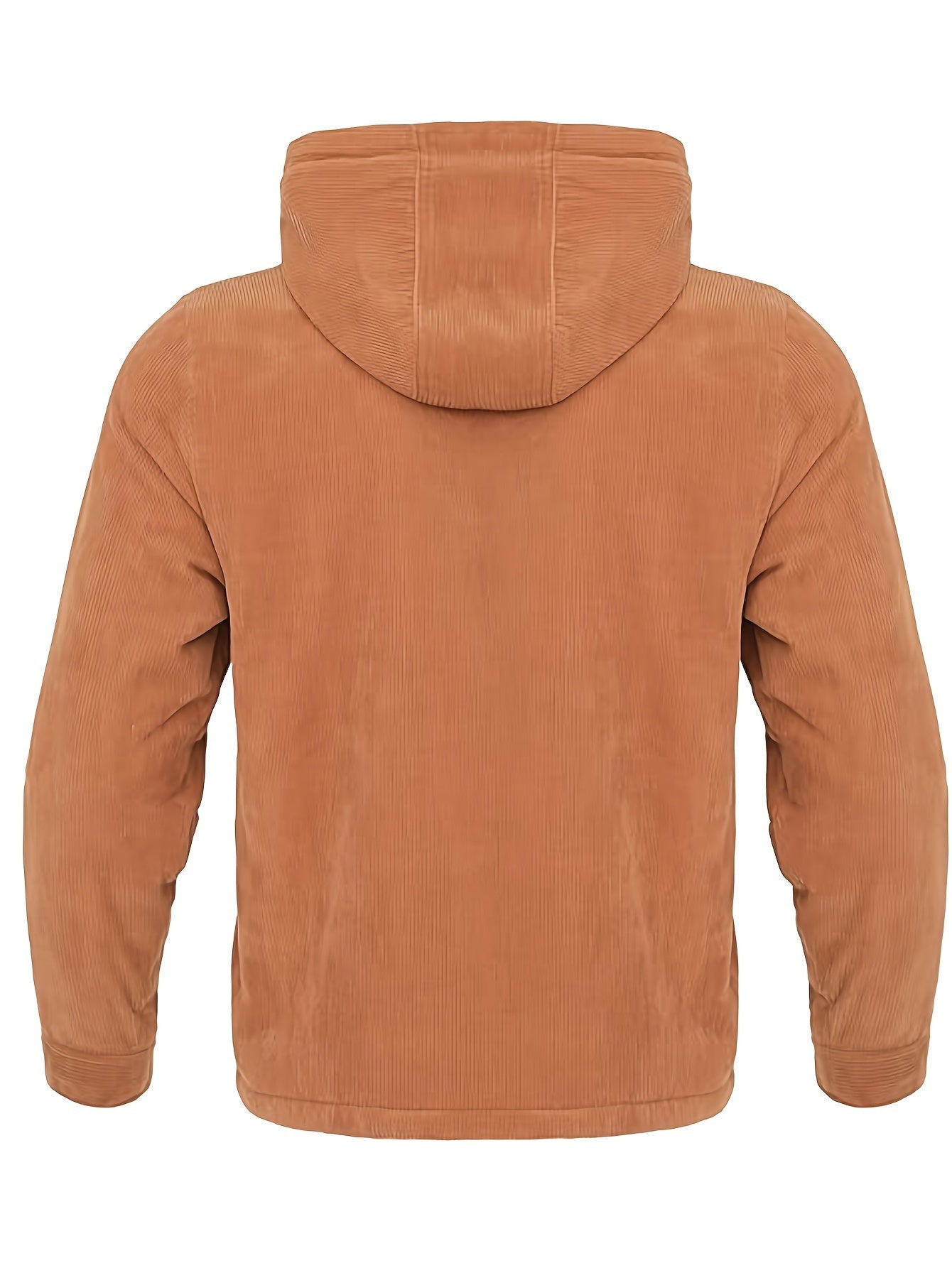 Men's Brown Fleece Winter Jacket - Comfortable Warmth and Refined Style | Soft, Anti-Pilling Fleece, Windproof, with Multi-Functional Pockets, Versatile for Everyday Use