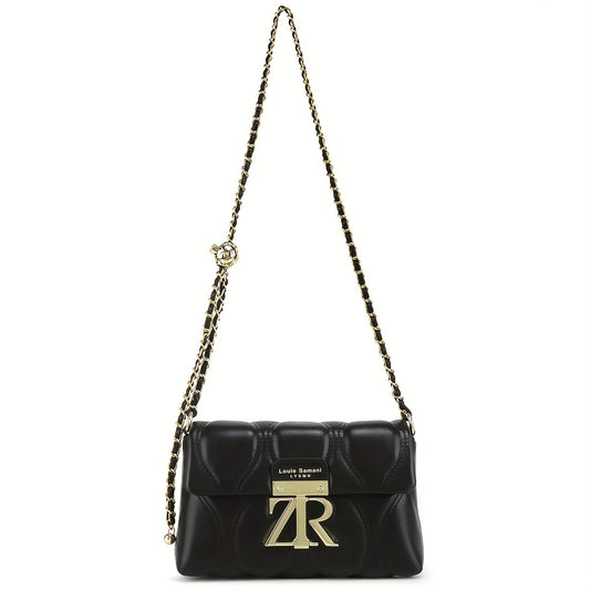 Chic Black Pu Leather Crossbody Bag With Metal Ball Accent - Fashionable Shoulder Purse For Women, Casual Commuter Handbag Purses And Handbags Crossbody Bags For Women