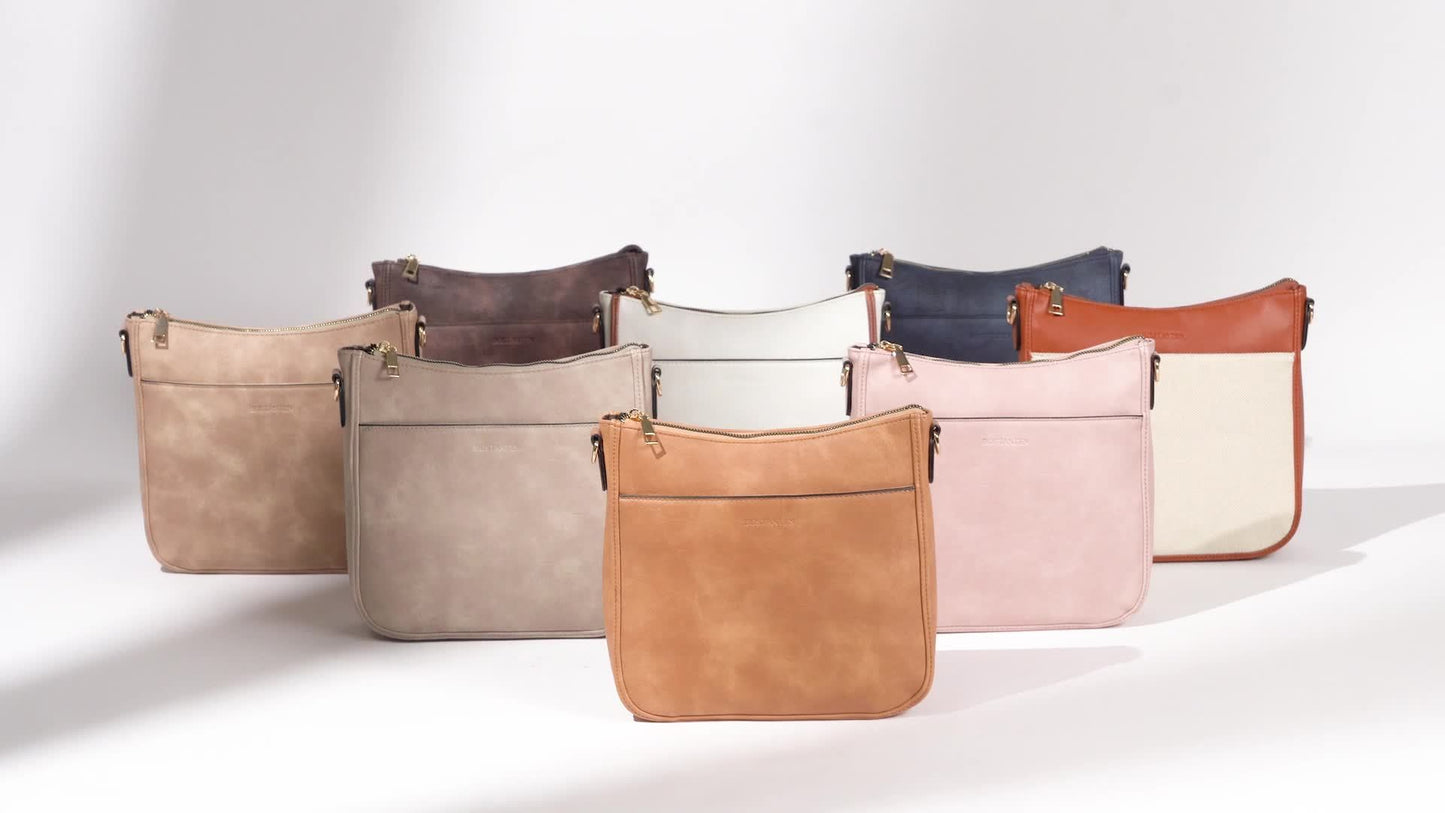 Crossbody Bags For Women, Trendy Vegan Leather Hobo Purses, Shoulder Handbags With Wide Shoulder Strap