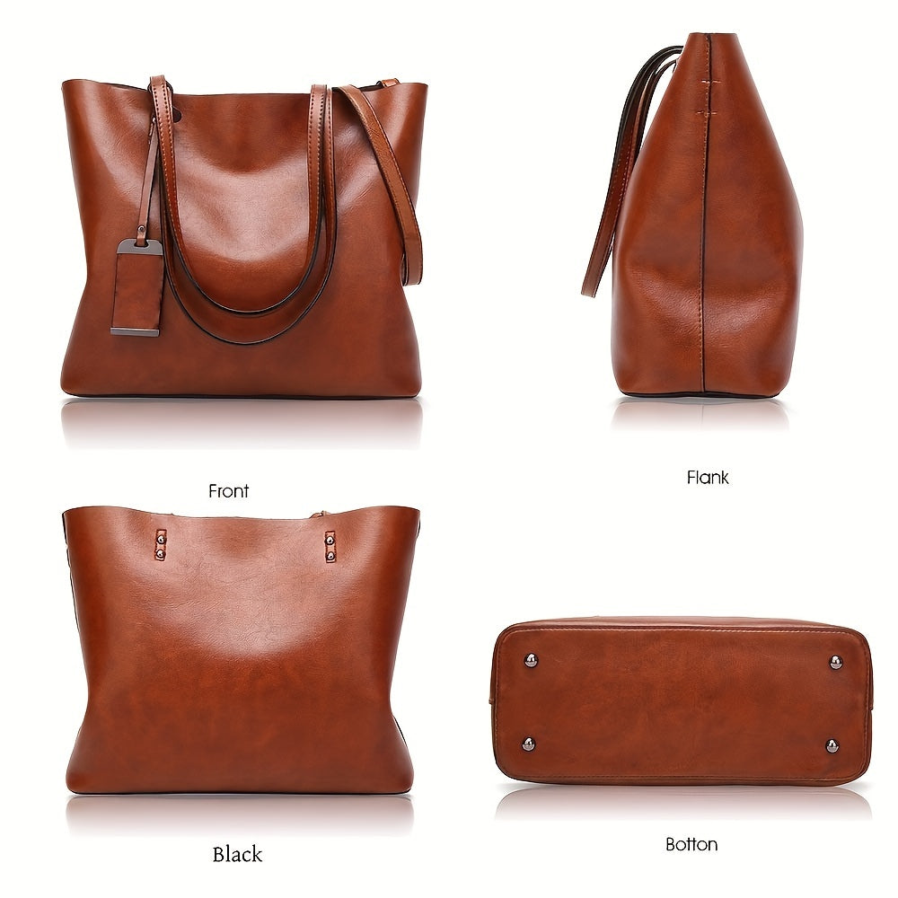 Women Handbags Tote Bag Soft Retro Designer Large Capacity Multi-Pocket Casual Ladies Mother'S Day Gift Adjustable Shoulder Strap Purse Cheap