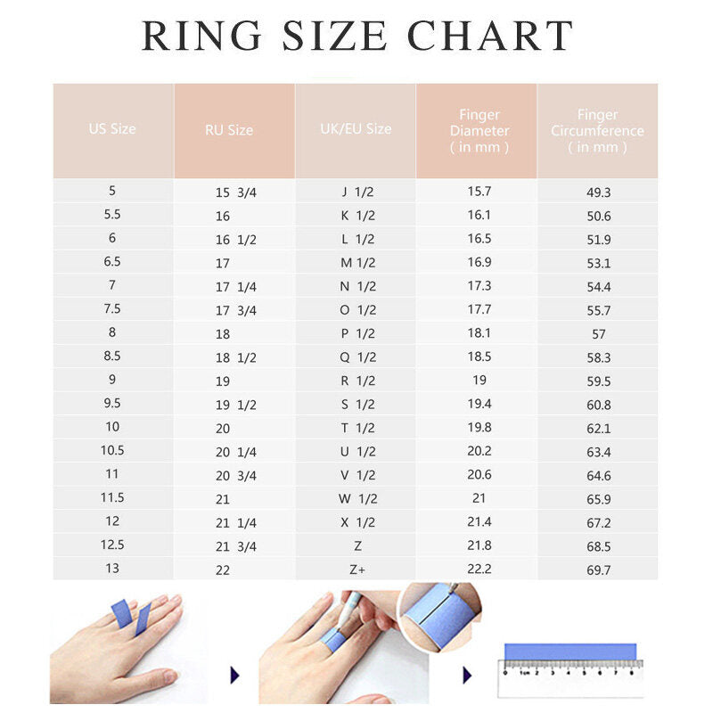 Wedding Ring for Women Real Pure 925 Sterling Silver Natural Ruby Genuine Gemstone Rose Gold Birthstone Engagement