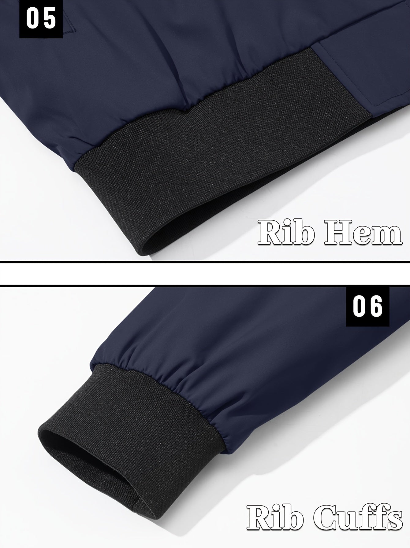 Men's Casual Winter Jacket Polyester Fabric Windproof Water-resistant Classic Style Lightweight Fashion Multi-pocket Design Ribbed Cuffs And Hem Design Comfortable Full-zipper Placket Baseball Jacket Pilot Jacket