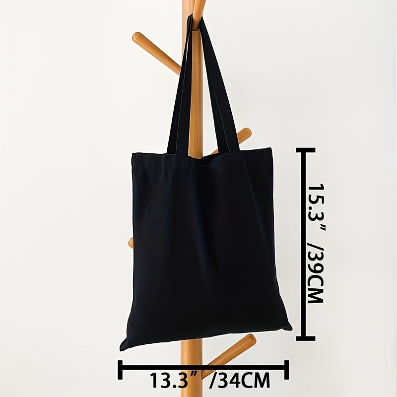 1pcs High-Quality Women Men Handbags Canvas Tote bags Reusable Cotton grocery High capacity Shopping Bag