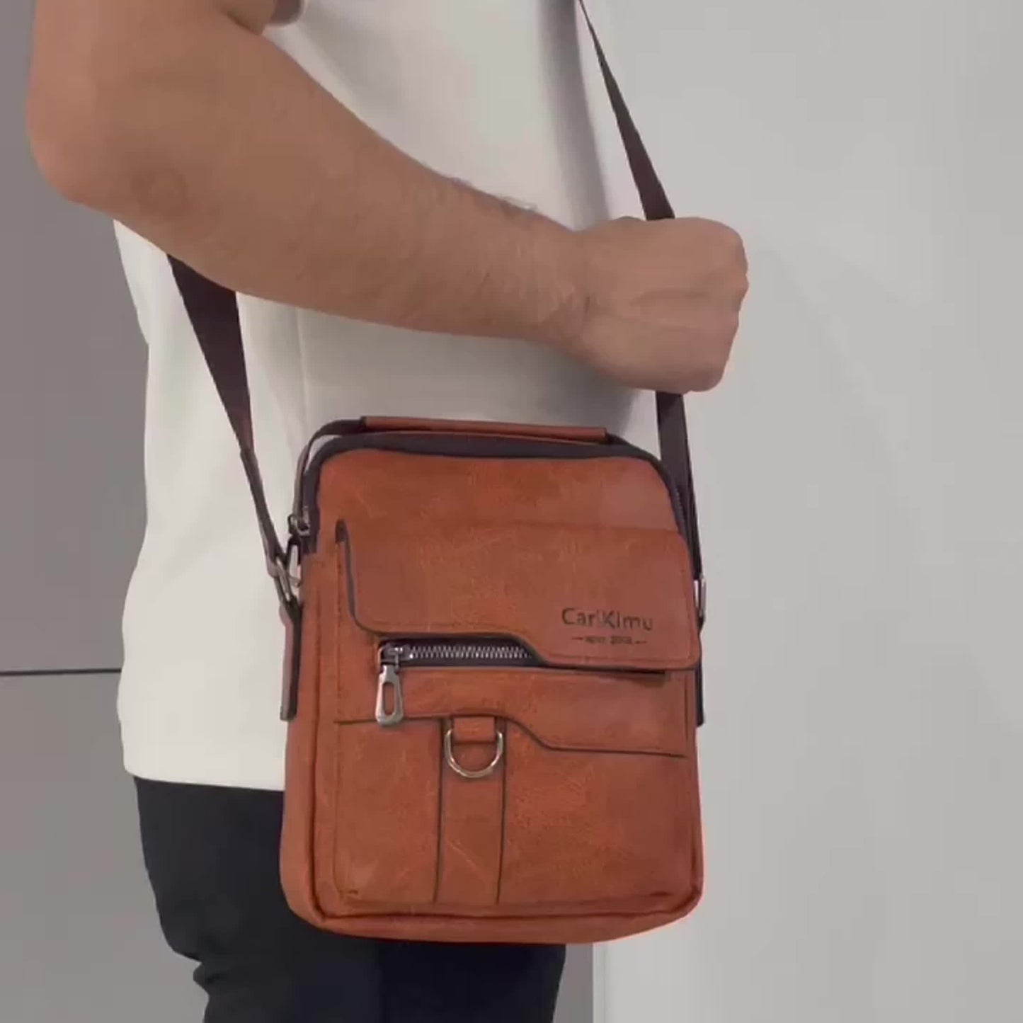 Purchase Men'S Handbags, Shoulder Bags, Vintage Vertical Business Casual Bags, And Backpack Bags.