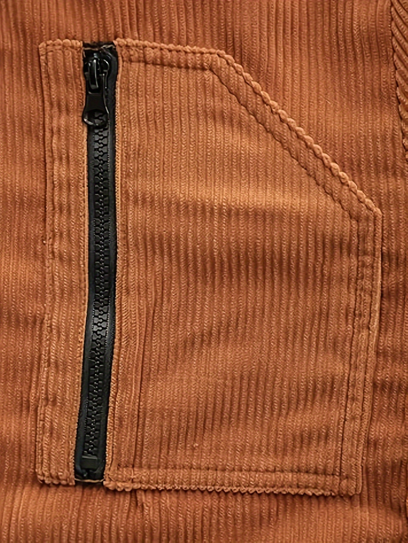 Men's Brown Fleece Winter Jacket - Comfortable Warmth and Refined Style | Soft, Anti-Pilling Fleece, Windproof, with Multi-Functional Pockets, Versatile for Everyday Use