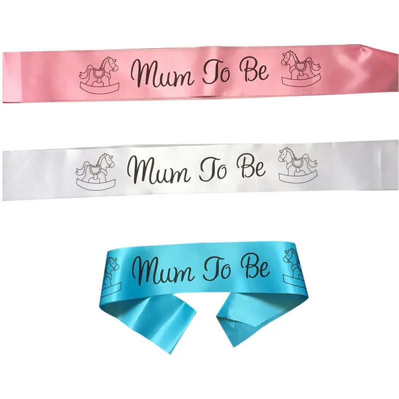 1pcs Bride To Be or mommy to be Satin Sash for Bachelorette Hen Party Sash Wedding Party Bridal Shower Decoration Supplies