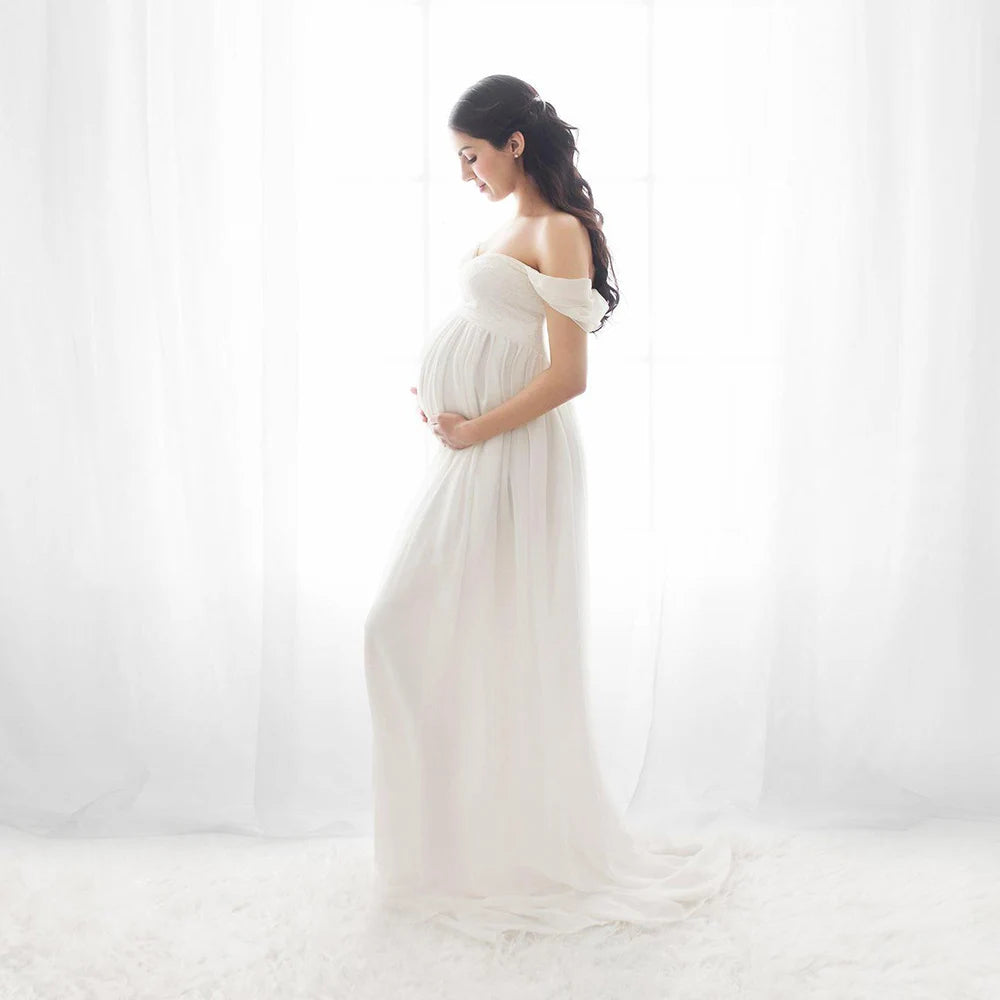 Maternity Dresses For Photo Shoot Sexy Robe Grossesse Shooting Photo Maxi Dress Wedding Party Photography Pregnant Women Clothe