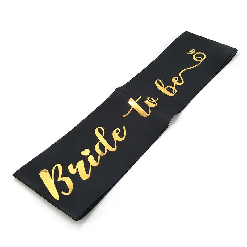 1pcs Bride To Be or mommy to be Satin Sash for Bachelorette Hen Party Sash Wedding Party Bridal Shower Decoration Supplies