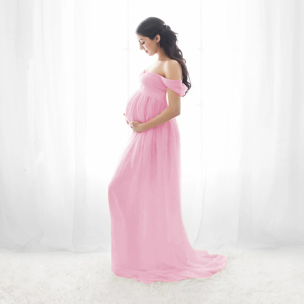 Maternity Dresses For Photo Shoot Sexy Robe Grossesse Shooting Photo Maxi Dress Wedding Party Photography Pregnant Women Clothe
