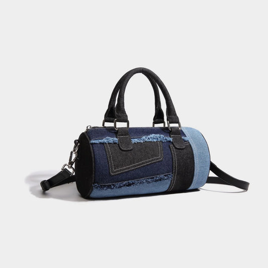 New Ladies Shoulder Bags Fashion Quilted Crossbody Bag Jean Denim Bag Handbag for Women