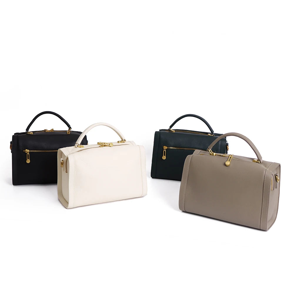 Elegant Women's Boston Pillow Bag New High Quality Versatile Single Shoulder Handbag