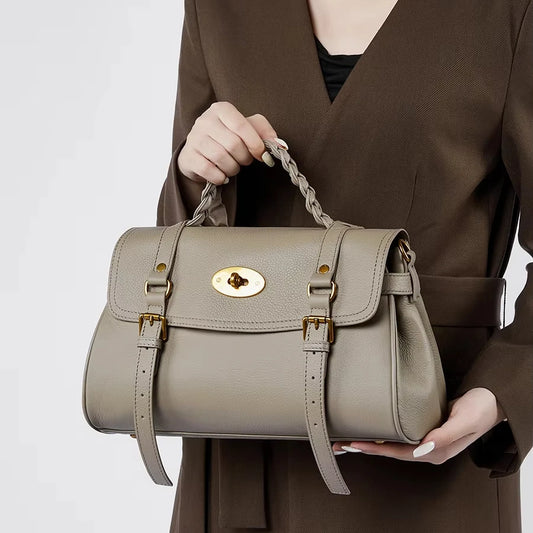 Luxury Leather Ladies Handbags for Women 100% Genuine Messenger Shoulder Tote Crossbody Bags Manufacturer Dropshipping 2025