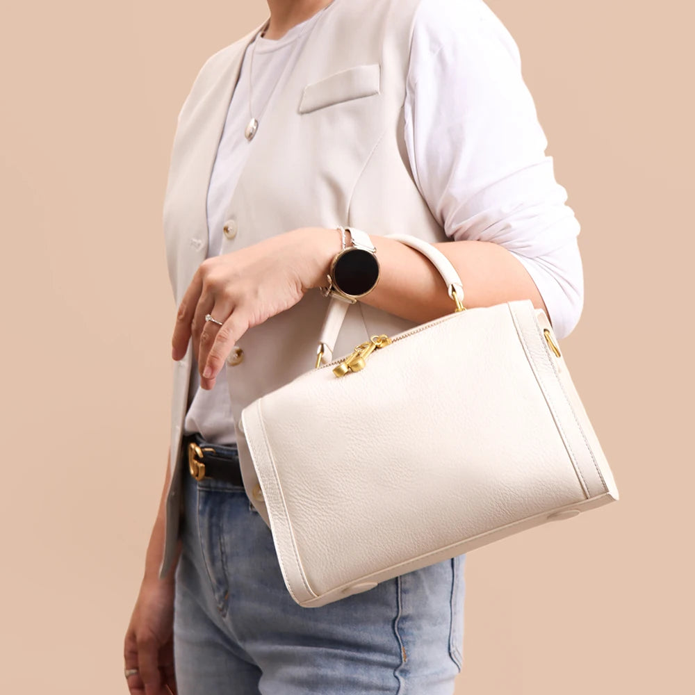 Elegant Women's Boston Pillow Bag New High Quality Versatile Single Shoulder Handbag