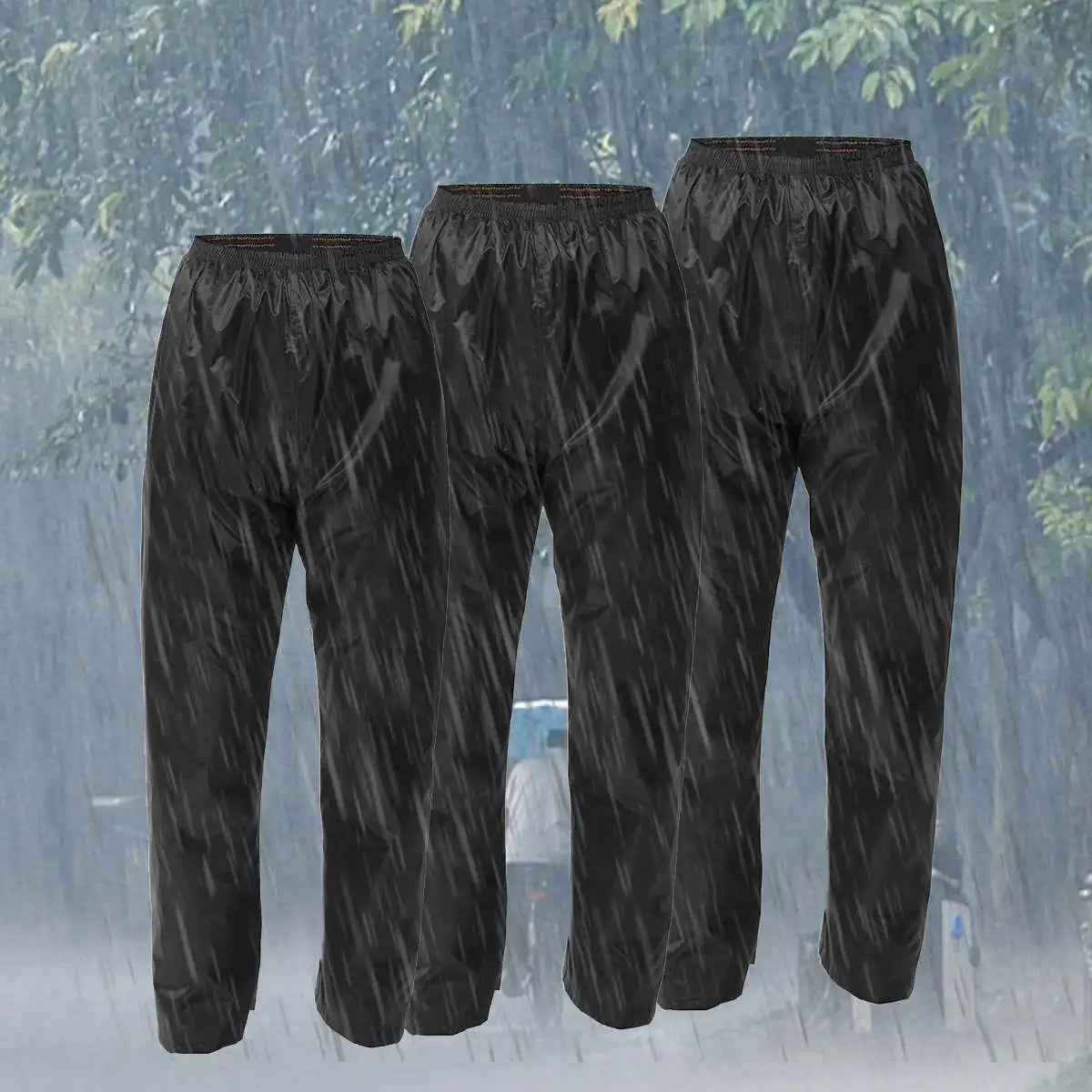 Outdoor Waterproof Trousers Comfortable Soft Breathable Hard Wearing Rain Trouser For Men Women Riding Bike Motorcycle Camping
