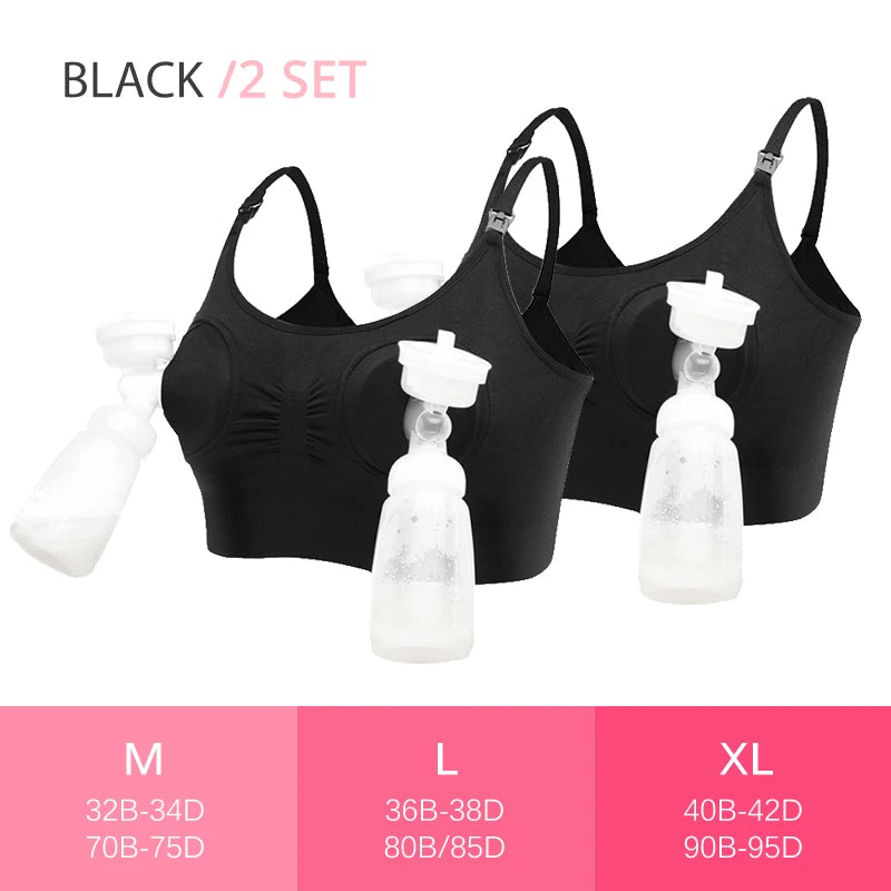 Maternity Bra For Breast Pump Special Nursing Bra Hands Pregnancy Clothes Breastfeeding Pumping Bra Can Wear All Day