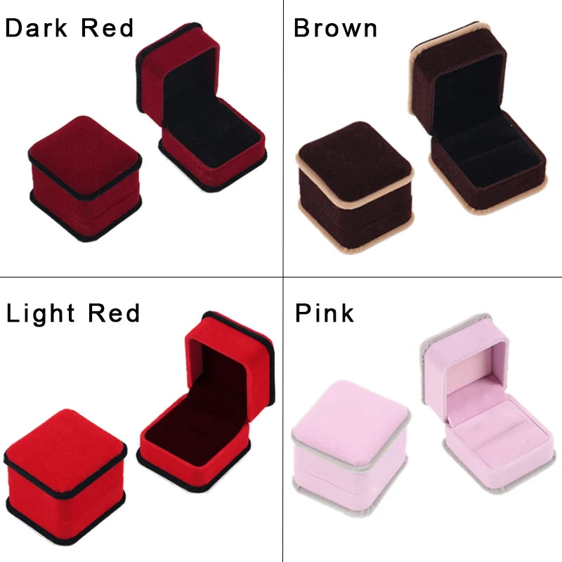 Pink/Brown/Light Red/ Dark Red Beautiful Ring Box