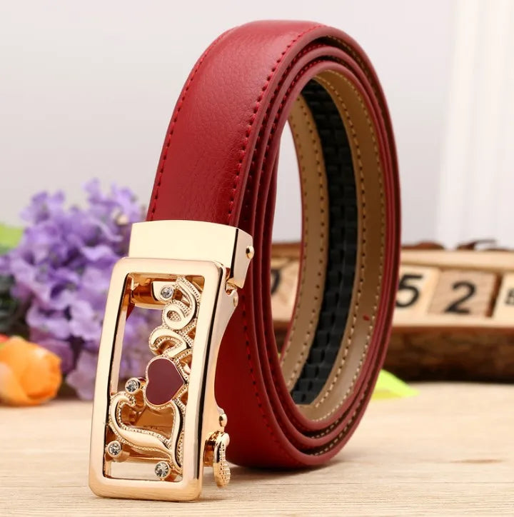 Women belts For Women's Jeans Fashion Buckle Waist Leather Strap High Quality Designer Strap belt Cinturon Mujer Cowskin belt