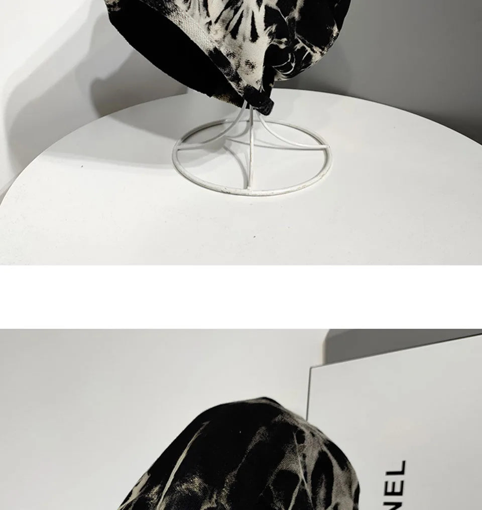 2021 Winter Hats for Women Beanies Tie-dyed cotton pullover cap Cool Hat Girls Autumn Female Beanie Warm Bonnet Cap Wholesale