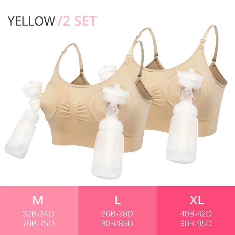 Maternity Bra For Breast Pump Special Nursing Bra Hands Pregnancy Clothes Breastfeeding Pumping Bra Can Wear All Day