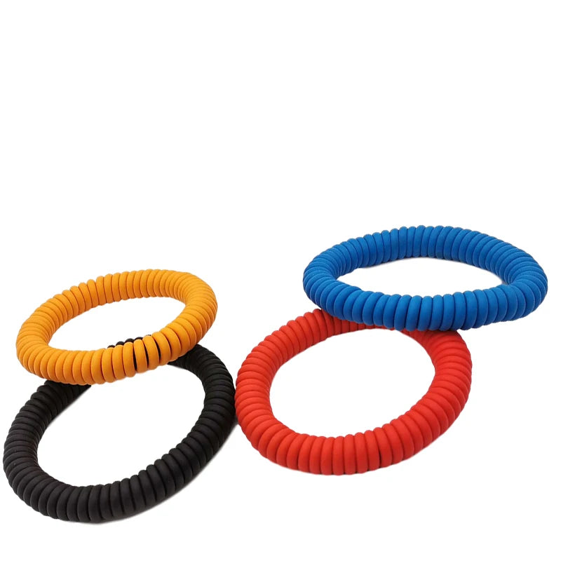 UKEBAY New Round Handmade Bangles For Women Rubber Bracelets 4 Colors Design Luxury Charm Bangles Birthday Gift Mom Punk Jewelry