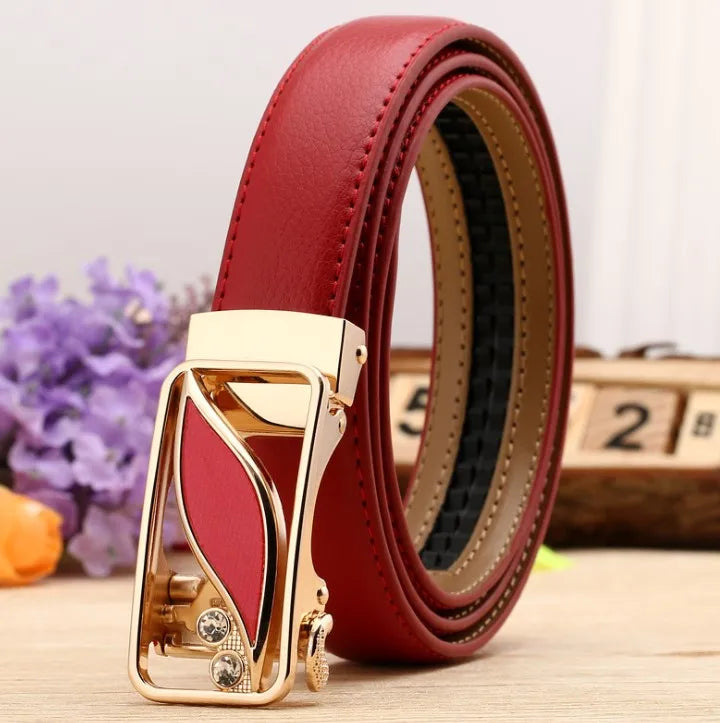Women belts For Women's Jeans Fashion Buckle Waist Leather Strap High Quality Designer Strap belt Cinturon Mujer Cowskin belt