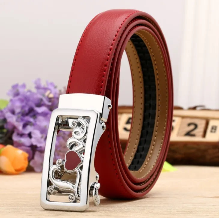 Women belts For Women's Jeans Fashion Buckle Waist Leather Strap High Quality Designer Strap belt Cinturon Mujer Cowskin belt