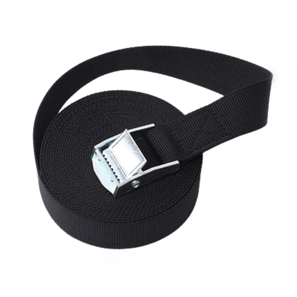 1M Buckle Tie-Down Belt cargo straps for Car motorcycle bike With Metal Buckle Tow Rope Strong Ratchet Belt for Luggage Bag