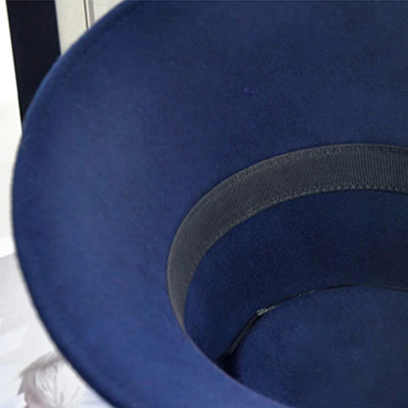 Elegant Women Felt Hat Ladies Winter Hats Wide Brim Fedora Special Tilt Asymmetrical Brim Wedding Church Party Hat Millinery Hat