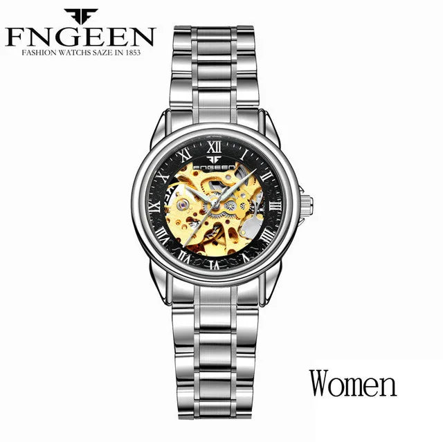 Relogio Feminino Women Watches Self Wind Automatic Mechanical Wristwatches Tourbillon Skeleton Hodinky Female Orologio Meccanico