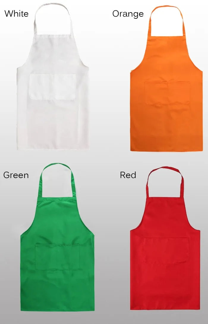 Korean Fashion Women Men Apron Kitchen Cooking Chef Cleaning Restaurant Waitress Apron Custom Print Logo Gift Aprons Wholesale