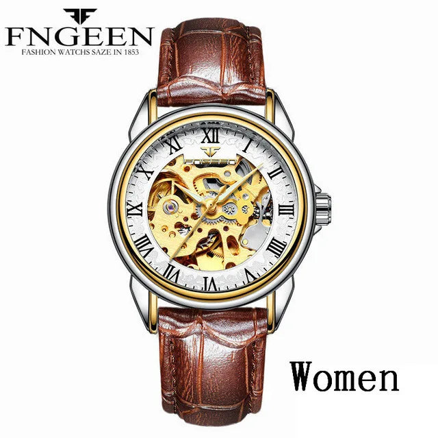 Relogio Feminino Women Watches Self Wind Automatic Mechanical Wristwatches Tourbillon Skeleton Hodinky Female Orologio Meccanico