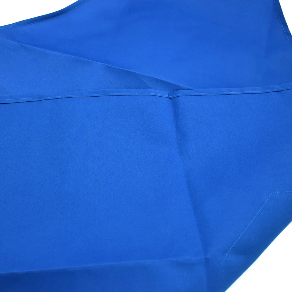 Kitchen Cooking Apron Women Men Solid Color Thicken Household Cleaning Sleeveless Cotton Polyester Apron Cotton Double Pocket