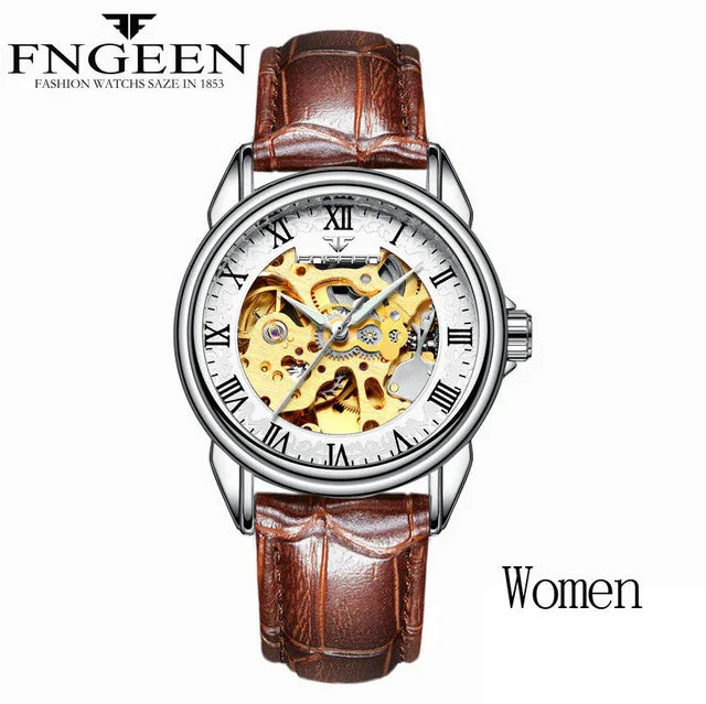 Relogio Feminino Women Watches Self Wind Automatic Mechanical Wristwatches Tourbillon Skeleton Hodinky Female Orologio Meccanico