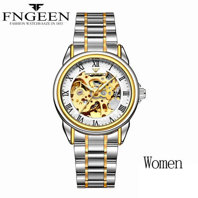 Relogio Feminino Women Watches Self Wind Automatic Mechanical Wristwatches Tourbillon Skeleton Hodinky Female Orologio Meccanico