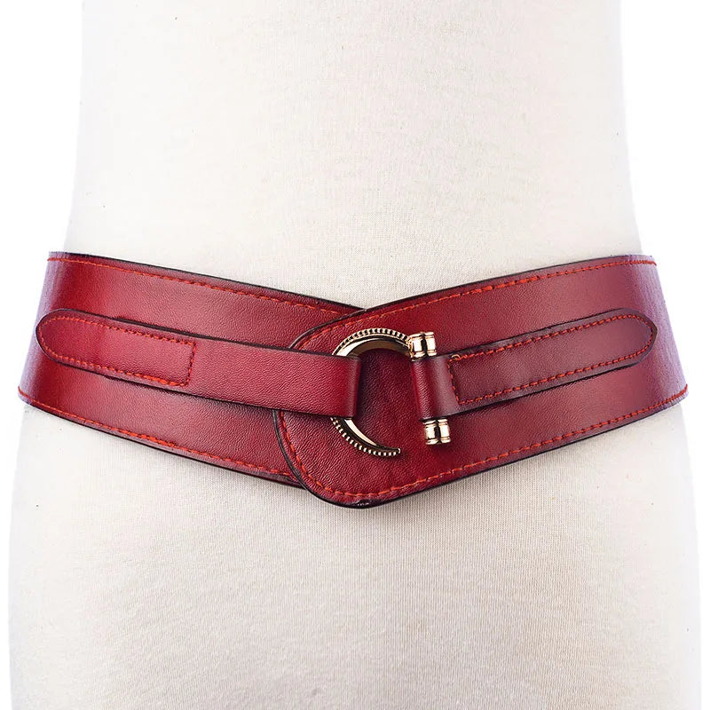 2017 New Women's Belts Female Wide Belt Decoration Elastic Fashion Cummerbund Strap All-match  Belts For Women Wide Belts Waist