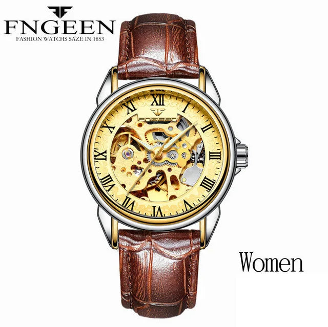 Relogio Feminino Women Watches Self Wind Automatic Mechanical Wristwatches Tourbillon Skeleton Hodinky Female Orologio Meccanico
