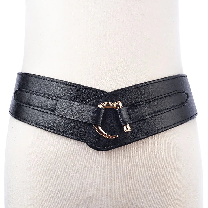 2017 New Women's Belts Female Wide Belt Decoration Elastic Fashion Cummerbund Strap All-match  Belts For Women Wide Belts Waist