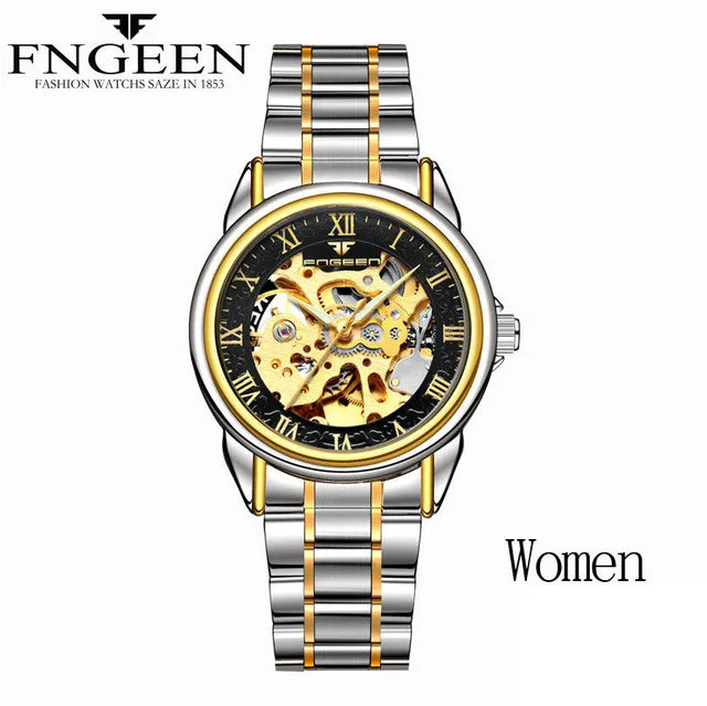 Relogio Feminino Women Watches Self Wind Automatic Mechanical Wristwatches Tourbillon Skeleton Hodinky Female Orologio Meccanico