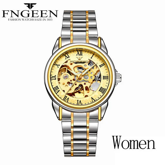 Relogio Feminino Women Watches Self Wind Automatic Mechanical Wristwatches Tourbillon Skeleton Hodinky Female Orologio Meccanico