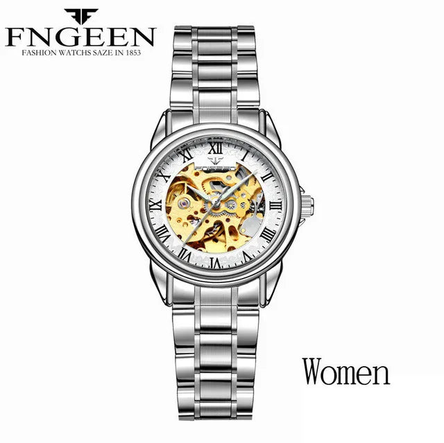 Relogio Feminino Women Watches Self Wind Automatic Mechanical Wristwatches Tourbillon Skeleton Hodinky Female Orologio Meccanico
