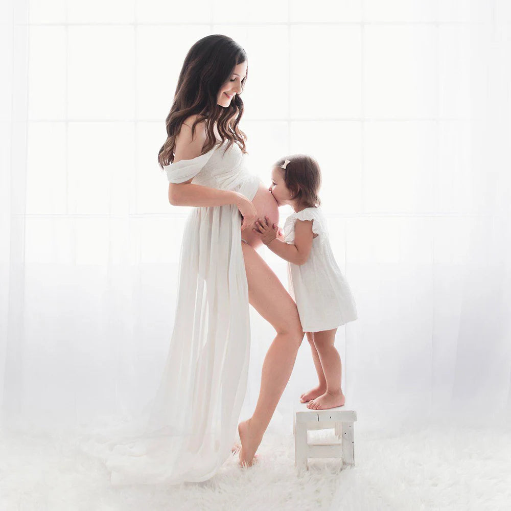Maternity Dresses For Photo Shoot Sexy Robe Grossesse Shooting Photo Maxi Dress Wedding Party Photography Pregnant Women Clothe